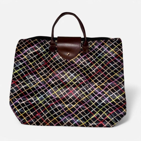 Foldable Compact Brown Tote bag - Picture 1 of 7